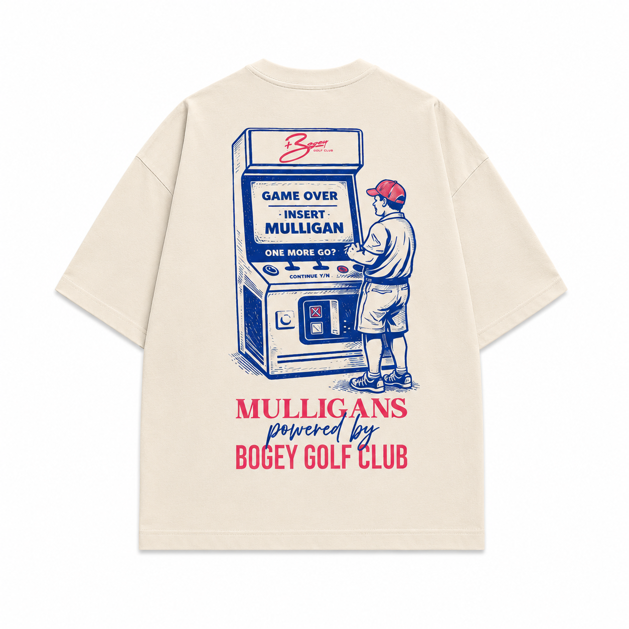 Mulligan Arcade T-Shirt – The Bogey Golf Club