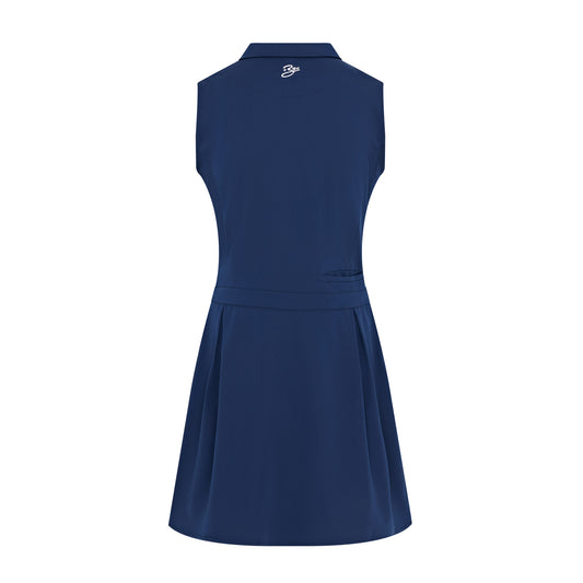 Aurora Navy Dress + Undershorts