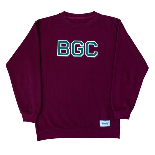 Collegiate BGC Red Crewneck Sweater