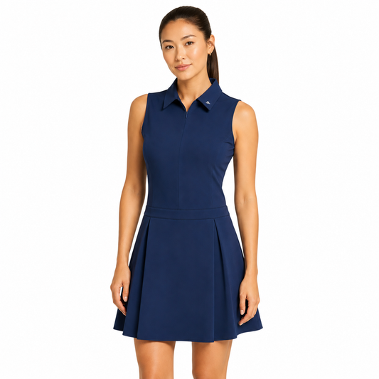Aurora Navy Dress + Undershorts